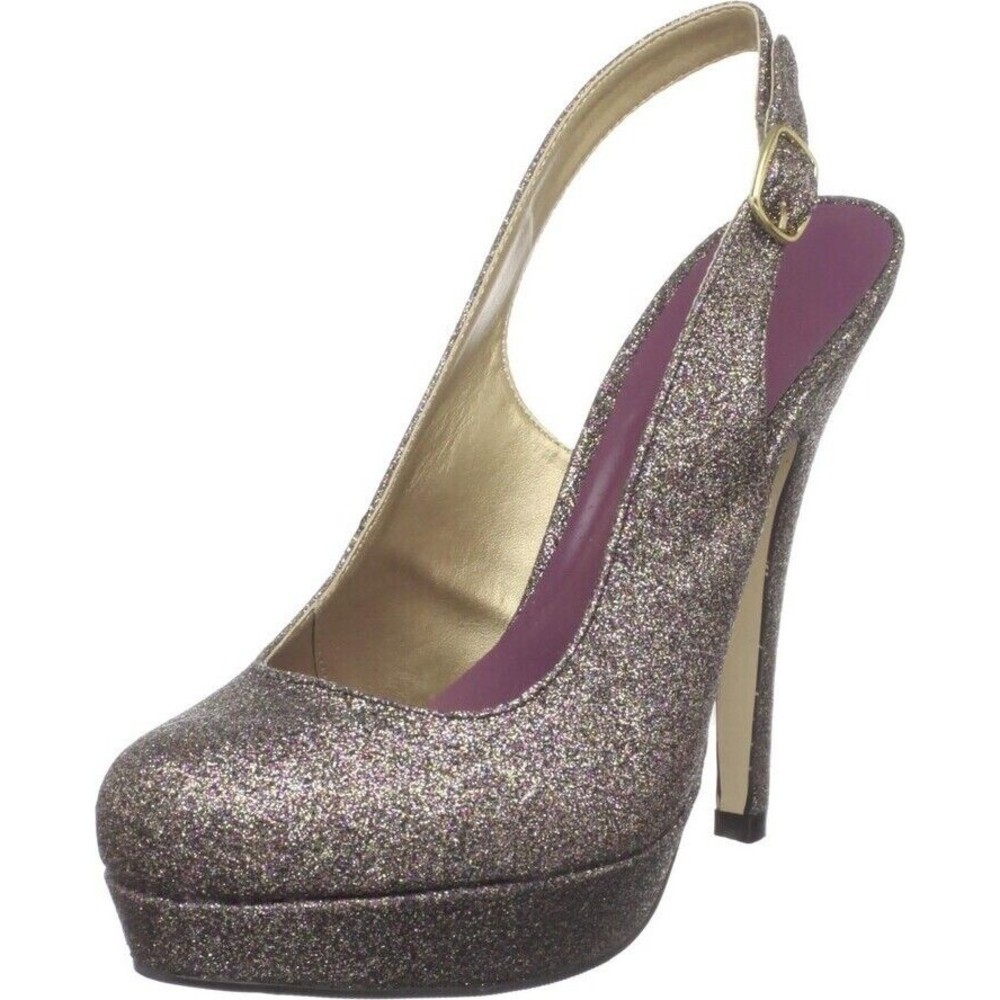 Madden Girl By Steve Shoes SZ 7.5  Pumps Stilettos Platform Heels Slingback